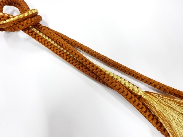 正絹　手組帯締め